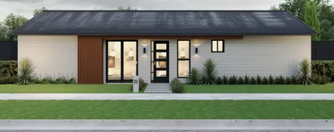 Hybrid Housing home by day